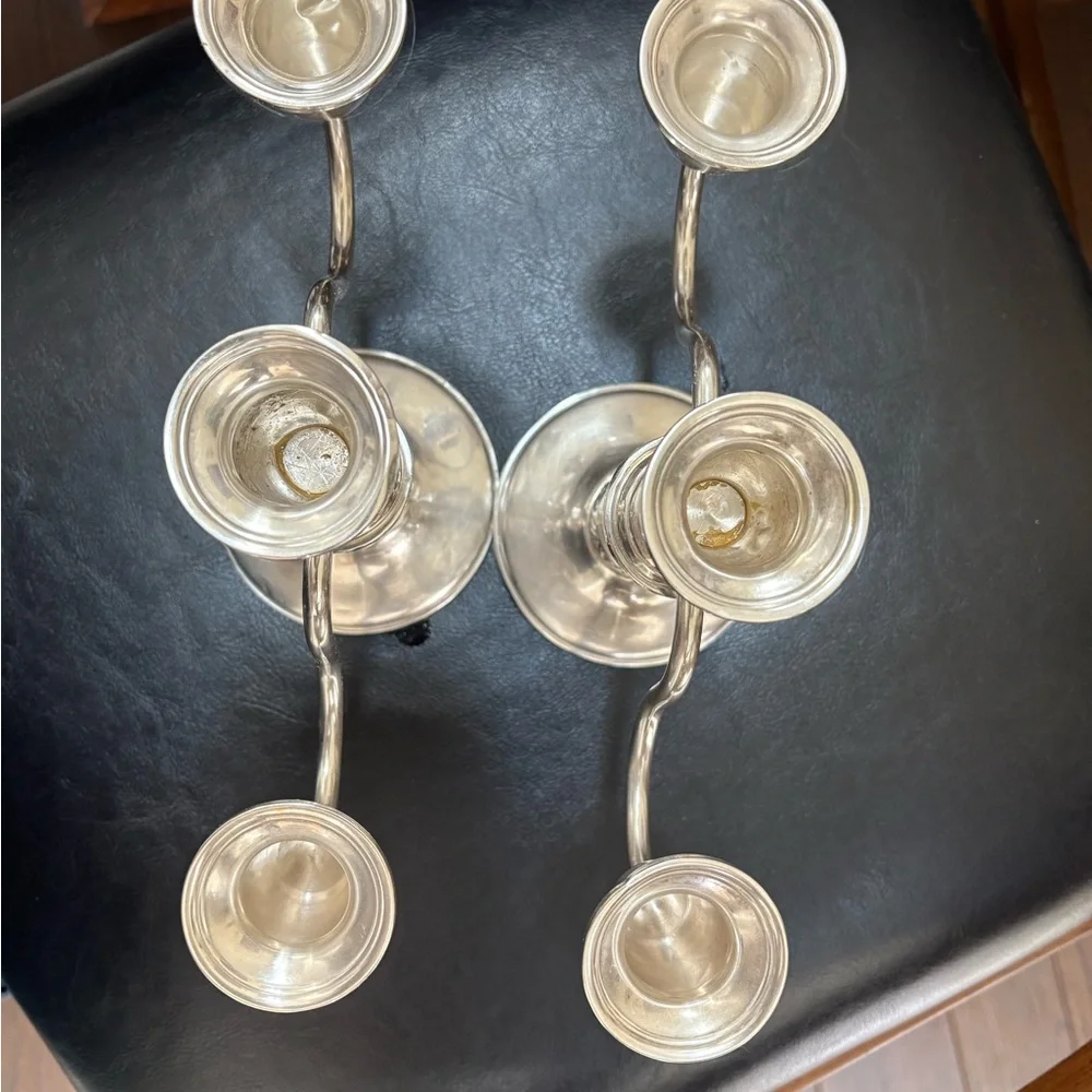 Elegant Silver Candelabra